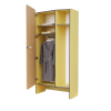 Шкаф для верхней одежды персонала во входную группу из коллекции мебели «НЕГА» (желтый) - «globural.ru» - Серов