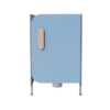 Гигиеническая кабинка из коллекции «НЕГА» (цвет голубой) - «globural.ru» - Серов