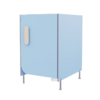 Гигиеническая кабинка из коллекции «НЕГА» (цвет голубой) - «globural.ru» - Серов