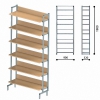  Стеллаж на металлокаркасе односторонний - «globural.ru» - Серов