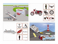 Комплект сенсомоторных дидактических материалов "Авто-1.02" - «globural.ru» - Серов