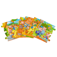 Пазлы Книжка "Три поросенка" - «globural.ru» - Серов