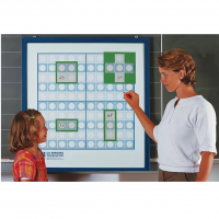 Магнитный плакат "Сотенный квадрат". (Серия "От 1 до 100") с методическими рекомендациями - «globural.ru» - Серов