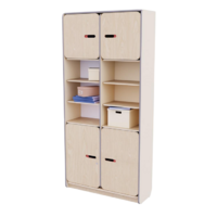 Рабочий стеллаж для воспитателя из коллекции «НЕГА» (цвет бежевый) - «globural.ru» - Серов