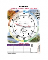 Le temps. Учебно наглядные пособия по французскому языку - «globural.ru» - Серов