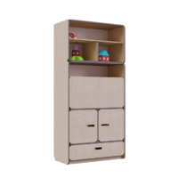 Стеллаж-трансформер с рабочим местом специалиста из коллекции «НЕГА» (бежевый) - «globural.ru» - Серов