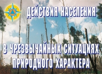 Комплект плакатов "Действия населения в ЧС природного характера" - «globural.ru» - Серов
