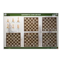 Электрифицированный стенд "Шахматы для детей" - «globural.ru» - Серов