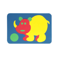 Мозаика "Носорог" - «globural.ru» - Серов