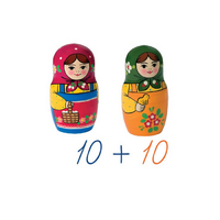 Счетный материал на магнитах "Матрешки". - «globural.ru» - Серов