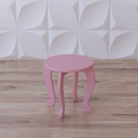 Табурет «Царевна» розовый - «globural.ru» - Серов