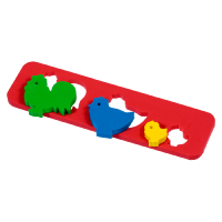 Рамка-вкладыш "Фигурки животных Куры" - «globural.ru» - Серов