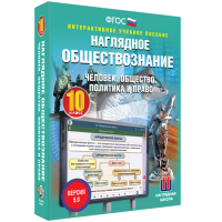 Наглядное обществознание. Человек. Общество. Политика и право. 10 класс - «globural.ru» - Серов