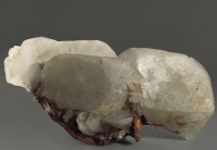 Кальцит, сросток кристаллов на породе - «globural.ru» - Серов