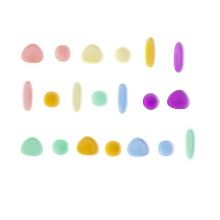 Игра на сенсомоторное развитие «Радужные Камешки» прозрачные - «globural.ru» - Серов