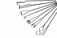 Комплект массажных логопедических зондов с витыми ручками мини Новикова Е.В. (8 штук) - «globural.ru» - Серов