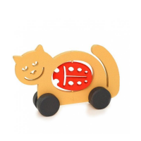 Каталка "Кот с  Божьей коровкой"  - «globural.ru» - Серов