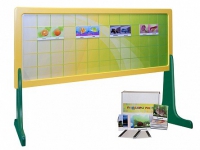 Двухстороннее магнитно-маркерное панно "Подбери пару" с комплектом тематических магнитов - «globural.ru» - Серов