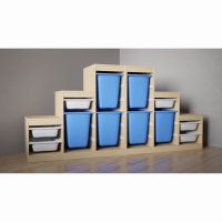 Стеллаж «Голубые облака» - «globural.ru» - Серов