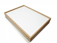 Планшет для рисования песком из дерева (белая подсветка) - «globural.ru» - Серов