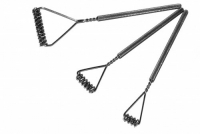 Комплект массажных логопедических зондов "Ежиная семья" на толстых ручках с накаткой - «globural.ru» - Серов