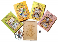 Логопедический планшет на автоматизацию звуков "Умная паутинка" + 4 комплекта карточек - «globural.ru» - Серов