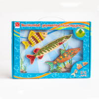 Магнитный деревянный конструктор "Рыбки" - «globural.ru» - Серов