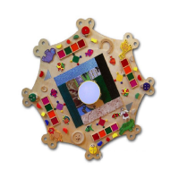 Тактильный диск с декоративными элементами (вариант 1) - «globural.ru» - Серов