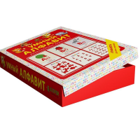 Комплект развивающих карточек "Умный алфавит". Обучение грамоте: звуки, буквы, слоги, слова. 3-5 лет - «globural.ru» - Серов