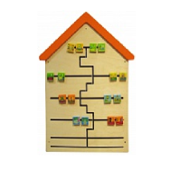 Дидактическая панель "Домик мечты" - «globural.ru» - Серов