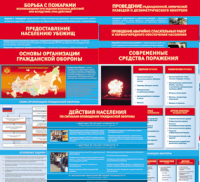 Комплект таблиц Основы гражданской обороны МЧС РФ (13 штук)	 - «globural.ru» - Серов