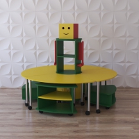 Модульный стеллаж "Весёлый робот" - «globural.ru» - Серов