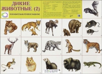 Раздаточные карточки "Дикие животные" часть 2 - «globural.ru» - Серов