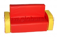 Диван с подлокотниками 120*35*45/20см (ВИК) - «globural.ru» - Серов