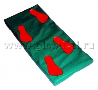 Дорожка массажная в чехле с нашитыми следами - «globural.ru» - Серов