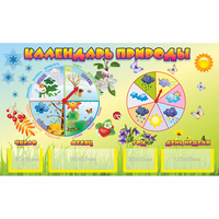 Стенд "Календарь природы" 0.5x0.3 - «globural.ru» - Серов