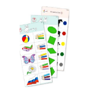 Комплект карточек (10) "Обучающий калейдоскоп для ДО. Познание. Цвет и форма" - «globural.ru» - Серов