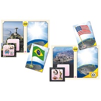 Настольно-печатная игра "Флаги стран мира 2. Азия, Африка, Австралия, Америка" - «globural.ru» - Серов