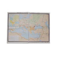 Учебная карта "Византийская империя и славяне в VI - ХI в.в. 1040*1420 мм" (матовое, 2-стороннее лам.) - «globural.ru» - Серов