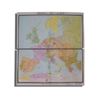 Учебная карта "Европа с 1815 - 1849 г.г." 1180*1070 мм (матовое, 2-стороннее лам.) - «globural.ru» - Серов