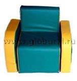 Кресло с подлокотниками 55*40*50/25см  (ВИК) - «globural.ru» - Серов