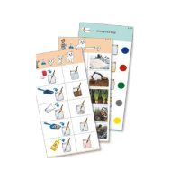 Комплект карточек (10) "Обучающий калейдоскоп для ДО. Эксперимент. Вещество" - «globural.ru» - Серов