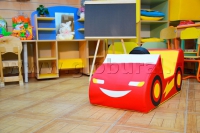 Напольная игрушка "Машинка - гонка" с аппликацией (ВИК) - «globural.ru» - Серов