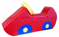 Напольная игрушка "Машинка" с аппликацией (ВИК) - «globural.ru» - Серов