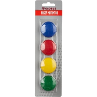 Набор магнитов круглых (4 штуки) - «globural.ru» - Серов