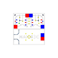 Соревновательное поле с элементами MakeX 2019 City Guardian Arena Expansion Kit for Blue Planet - «globural.ru» - Серов
