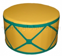 Пуфик «Узор» (шелкография, ВИК) - «globural.ru» - Серов