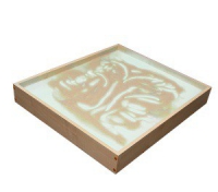 Планшет для рисования песком Радуга. Подсветка белая - «globural.ru» - Серов