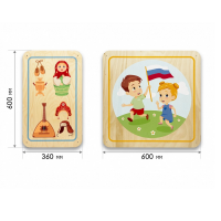 Набор стеновых панелей «Символы России - Культура» - «globural.ru» - Серов