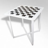 Стол шахматный "Турнир ТР" на металлокаркасе - «globural.ru» - Серов